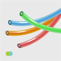 Transparent Polyurethane Tube  – 95 Shore A - 6.35 mm OD x 3.2 mm ID