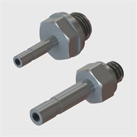 Food Grade Brass - Male Thread to Stem Adaptors - Various Sizes