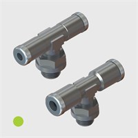 Food Grade Brass - Swivel Male Branch Tees - Various Sizes