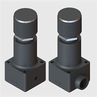 Precision Vacuum Regulators, Constant Bleed, Relieving, 0-30"Hg